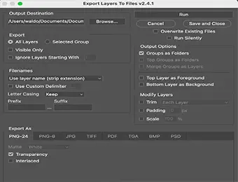 Export Layers to Files Fast