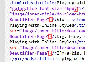 html formatter remove extra space