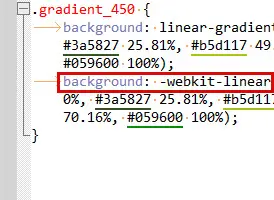 css gradient generator include -webkit code