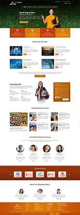 Website Template Design for Demo